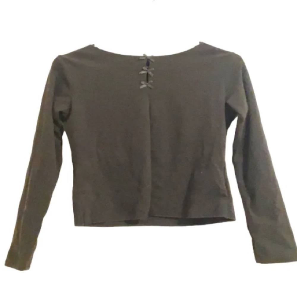 Elegant Black Women's Top /w black bows